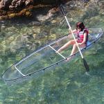 Non Inflatable Polycarbonate Boat 3350 * 900 * 340mm Size Durable For Fishing