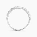 925 Sterling Silver CLASSIC Style Wholesales Stackable Women's Ring With Gold