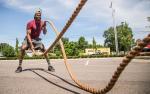 Universal Fitness Exercise Power Battle Rope for 4-20kg Heavy Polyester