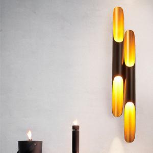 Wholesale Creative Bamboo Shaped Personality Bar Wall Lamp Cafe Dinning Room Bedroom Coltrane Wall Sconce (WH-OR-201) from china suppliers