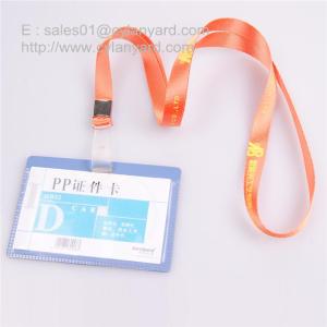 Wholesale Nylon lanyard with sliding metal coin, metal coin nylon ribbon from china suppliers