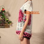 Crocheted Casual Knitting Feminino Pullovers, Spring Fashion, Womens Apricot,