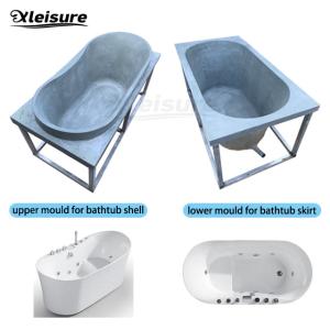 Wholesale mould for Freestanding Bathtub stand-alone Whirlpool Tub Oval Acrylic Bathtub mold soaking tub mould from china suppliers