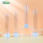 50ml Transparent PET Preform Cosmetic Cylindrical Plastic Tube For Mask Powder