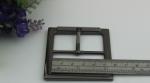 Free sample eco-friendly metal material zinc alloy 50 mm square coat pin belt