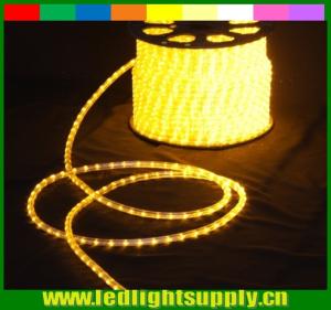 Wholesale yellow colored rope 110V 2 wire led christmas decaration lights from china suppliers