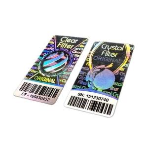 Wholesale Adhesive Tamper Proof Hologram Authentic Security Barcode Sticker from china suppliers