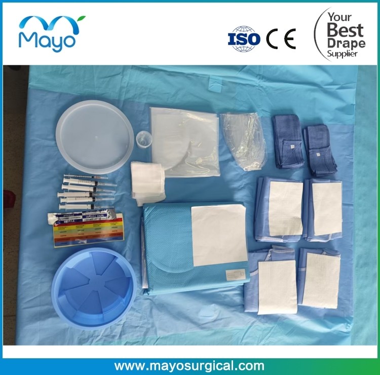 Cath Lab Procedure Pack Angiography Pack With Femoral And Radial Hole