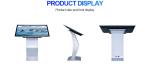 Qtenboard Custom Logo Mall Guide Luxury Cafe Kiosk Good Quality Moving Airport