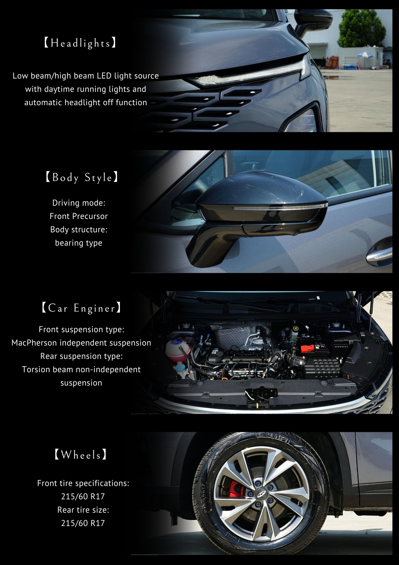 Chery Omoda 5 C5 Gasoline SUV Dark ACC Automatic and Leather Interior