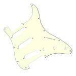 3Ply 11-Hole SSS Electric Guitar Pickguard Magma Red Scratch Plate For