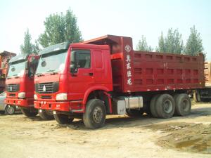 Wholesale Heavy Duty Dump Truck , Sand Tipper Truck Middle Lifting Type 6x4 Dump Truck from china suppliers