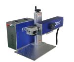 Plastic Button 10w Fiber laser Marking Equipment, handle fiber laser marking