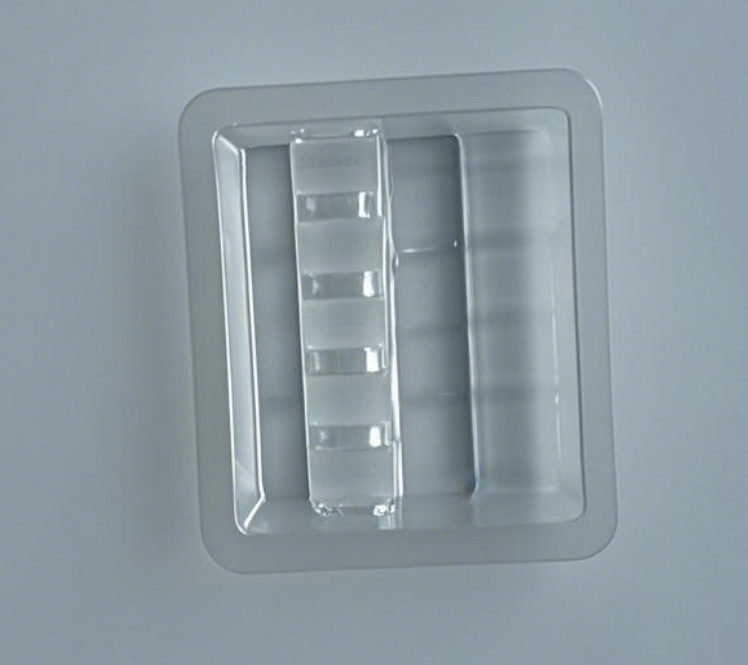10ml White Plastic Ampoule Vial Medicine Packaging Tray Medical Plastic Manufacturer PET Blister Packaging Sample Accept