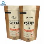 Printed Kraft Paper 180 Micron One Way Valve Coffee Bags