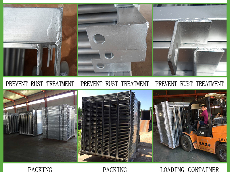 China supplier heavy duty cheap hot dip galvanized cattle yard panels