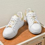 New Genuine Leather Upper Rubber Soles Men'S Shoes White Shoes Height-Increasing