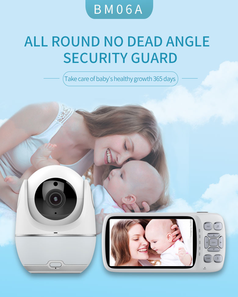 IR 720P Baby Monitor 4000MAh Built In Speaker Mic Big Size HD Screen 940 Wifi Pet Camera