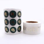 Thank You Self Adhesive Sticker Paper Roll Removable Iso9001 Iso14001