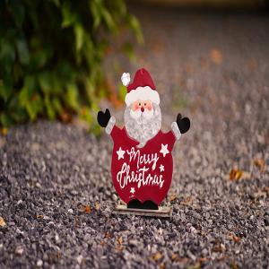 Wholesale Handmade Outdoor Metal Santa Claus Recycled Metal Indoor Christmas Decorations from china suppliers