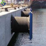 Marine Dock Fender Cell Rubber Fender Cone Shaped Black Color