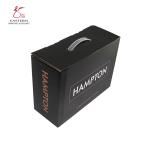 handled Luxurious Offset Printing Corrugated Cardboard Box For Wine