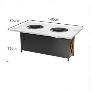 Wholesale Smokeless Hot Pot Table from china suppliers
