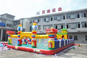 Wholesale Sport Theme Inflatable Bouncy Castle , 0.55 mm PVC Childrens Indoor Play Equipment from china suppliers