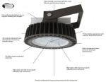 Exhibition Hall Commercial LED High Bay Lighting Corrosion Resistant High