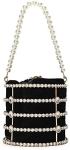 EVENING HANDBAG WOMEN CLUTCH PURSES WITH PEARL DIAMONDS FOR WEDDING PROM