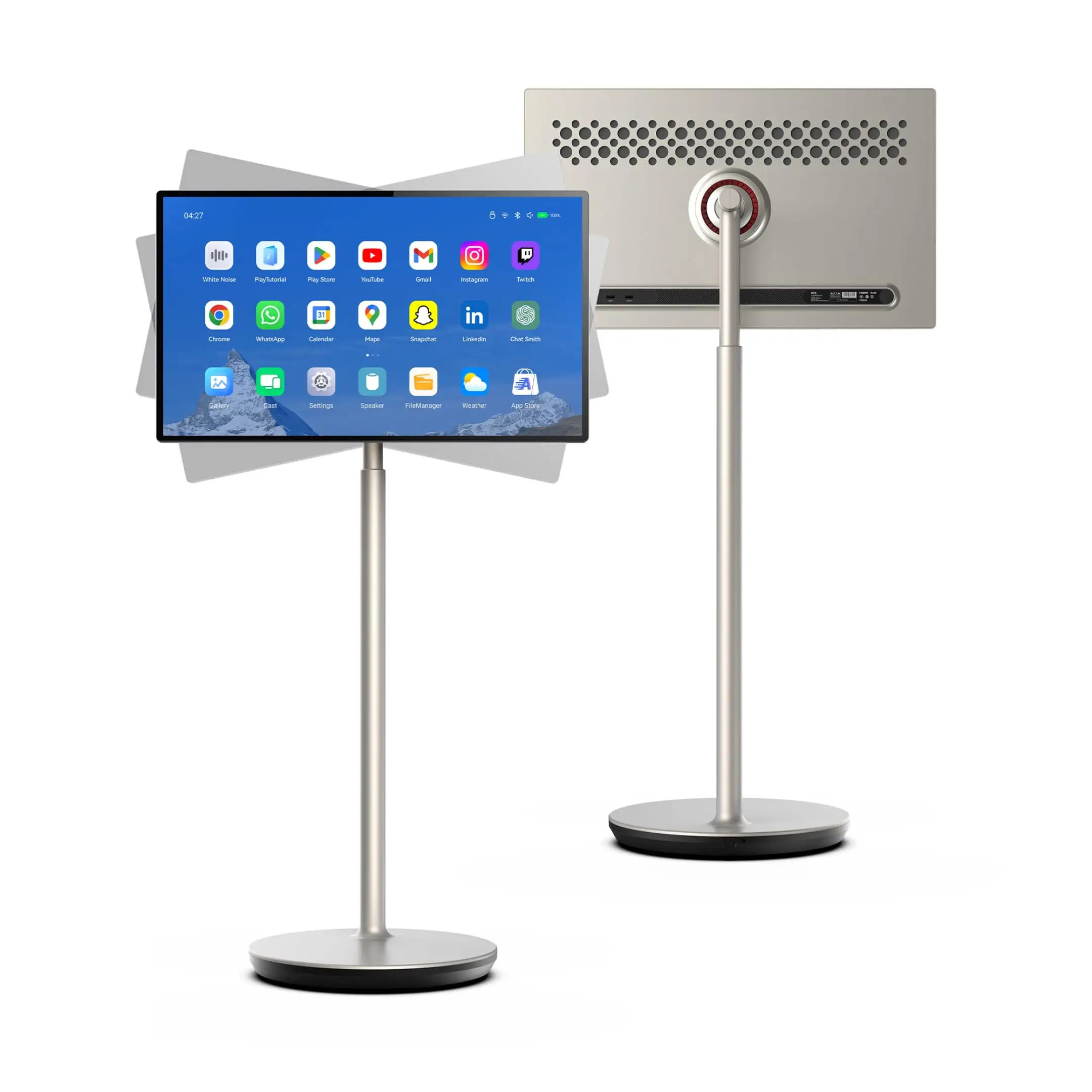 Standby Me Tv 27 32 Inch Smart Screen Touch Screen Portable Tv Movable Rechargeable