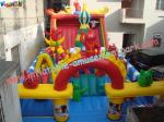 Commercial Large 0.55mm PVC Inflatable Giant Amusement Park Funcity Equipments