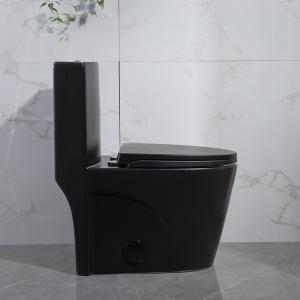 Wholesale Siphonic One Piece Elongated Dual Flush Toilet Skirted Trapway 300mm Rough In from china suppliers