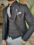 Black Slim Fit Stretch Suit
