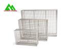 Metal Cleaning Basket Hospital Ward Equipment For Autoclave Medical Hygiene