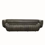 Living Room Luxury Modern Furnitures Gray Sofa Macon Sectional Leather Sofa