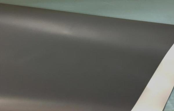 Solid Grey Color Cabinet Vinyl Covering Laminate Covering Unfading For Cabinets