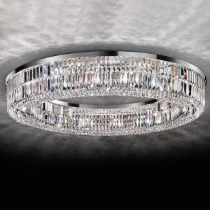 Wholesale Square Round K9 Crystal Flush Mount High Ceilings Chandeliers ODM from china suppliers