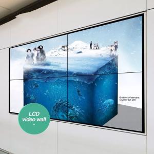 Wholesale Indoor 46 49 55 Inch CCTV System LCD Video Wall 4K 3x3 2x2 Frame LCD Video Wall Panel from china suppliers
