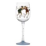 Customized Goblet Wedding Decoration Funny Couple Sisters Home Luxury Glass Gift
