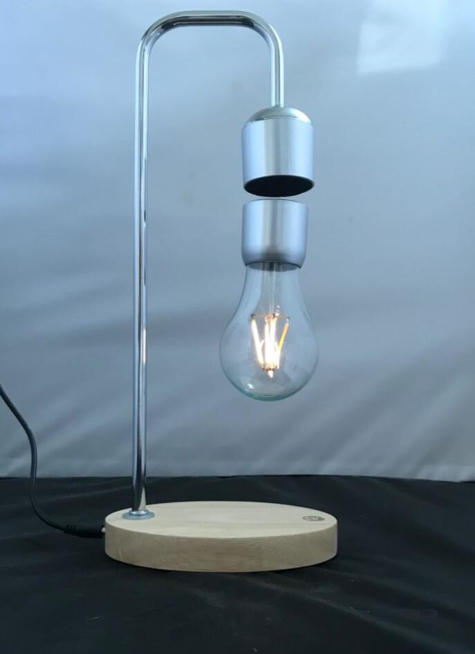 magnetic floating levitate flying led bulb lamp