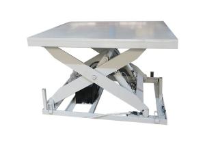 Wholesale 5m Electric Hydraulic Fixed Scissor Lift Platform 4 Ton Loading Capacity from china suppliers