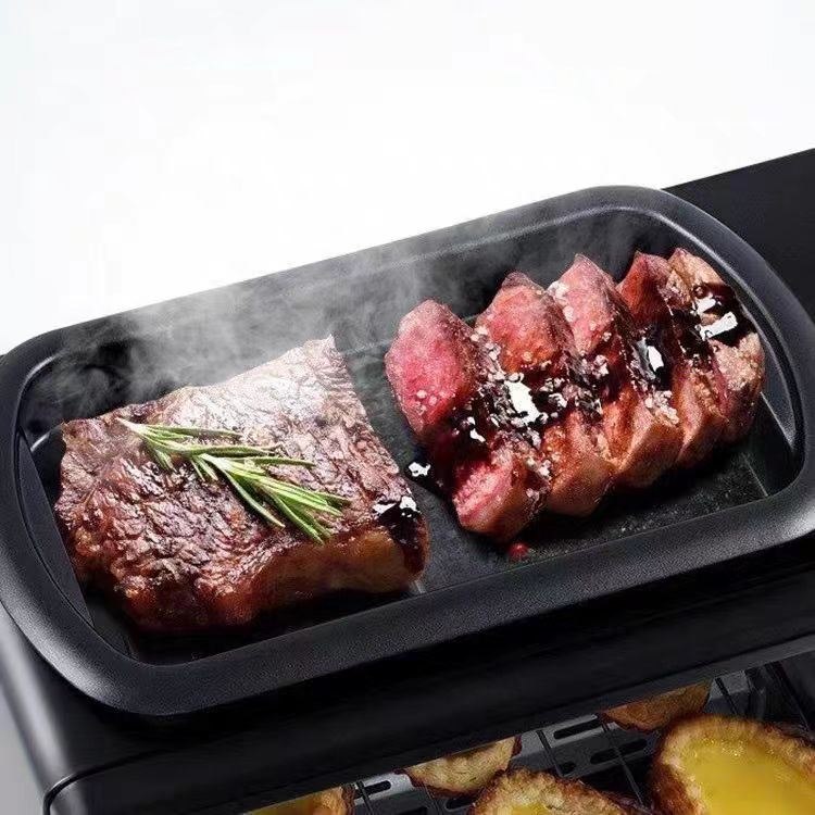 Multifunctional Breakfast Maker, Frying Pan, Coffee Maker and Oven 4-in-1 Machine