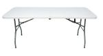 Heavy Duty Utility Plastic Camping Folding Table Chair 6ft Indoor Outdoor