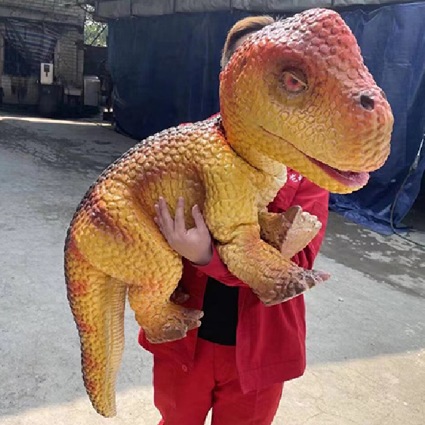 Handmade Silicone Rubber Hand Control Realistic Dinosaur Puppet Animatronic