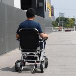 Alu Frame Battery Powered Wheelchair 6km/Hr With Brushless Motor