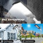 120W LED Solar Street Light Waterproof IP67 Outdoor Solar Panel Road Light