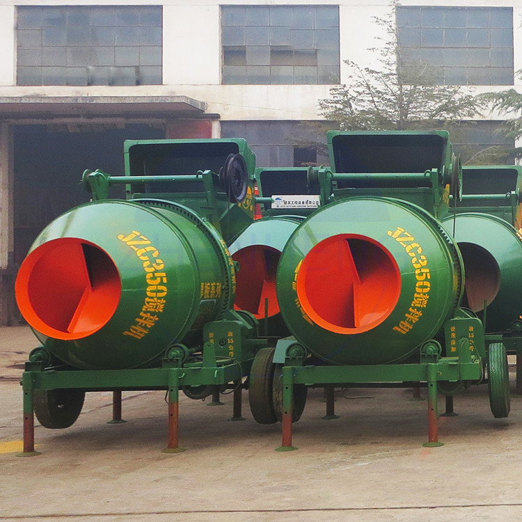 Reversing Drum Electric Concrete Mixer Machine JZC350 Motor 1 Year Warranty
