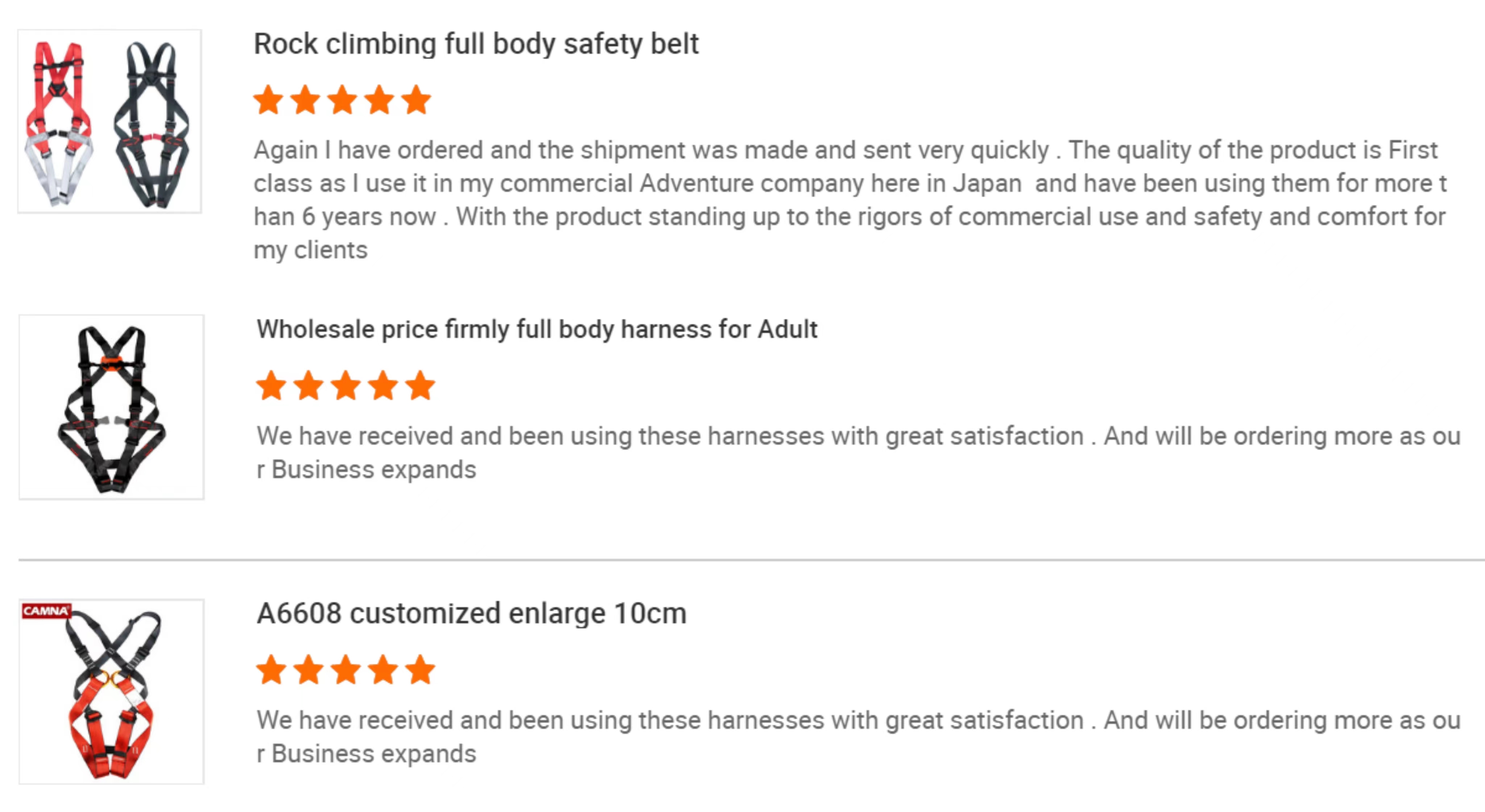 Black Half Body Safety Rock Climbing Harness Belt with 800kg Load Bearing Customized
