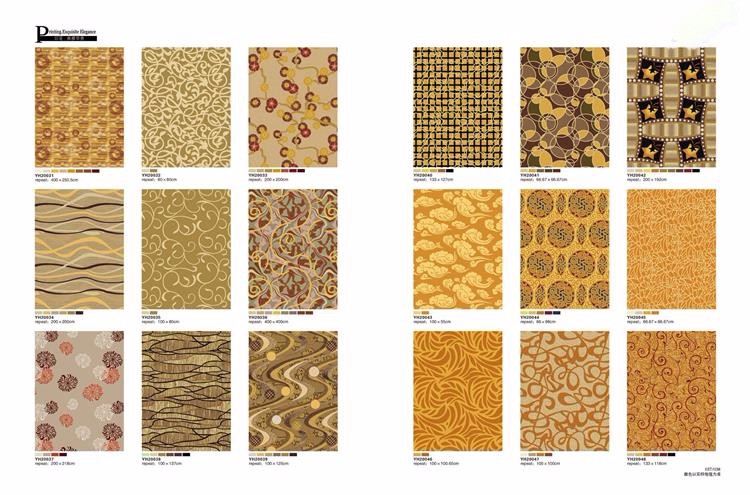 100 Nylon Modern Home Flooring Anti - Slip Backing Plain Surface